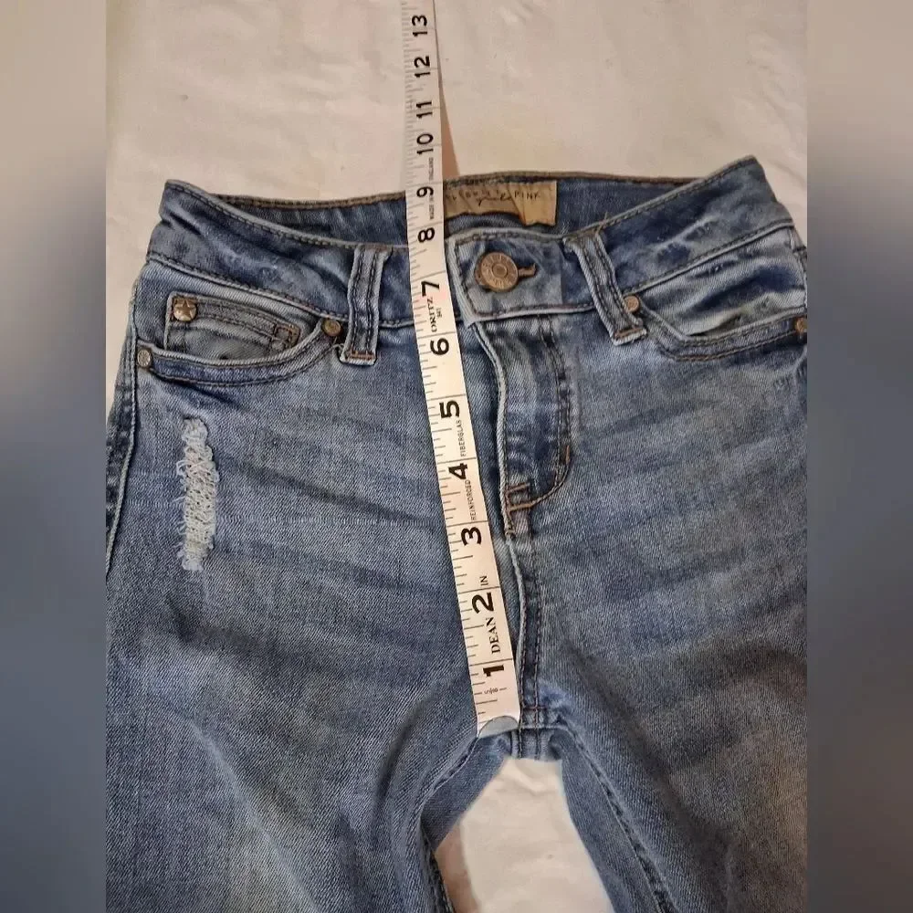 Lot Of 3 Girls Jeans Arizona Jeans Co Place Super Skinny Celebrity Pink